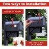Mailbox Flag Replacement Kit, Galvanized Steel Mailbox Flag Hardware Kit