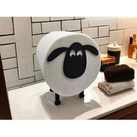 Sheep Toilet Paper Roll Holder- Fun Bathroom Decor, Toilet Roll Holder, Toilet Paper Holder, Unique Housewarming Gift, Bathroom Decor, Black, Set of 3 Sheep Toilet Paper Roll Holders