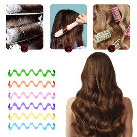 Olgary 30 Stück Lockenwickler für Lang Haar, Spiral Lockenwickler Set, DIY Lockenwickler über Nacht Keine Hitze mit 2 Stück Styling Haken für alle Haarlängen (30 cm)