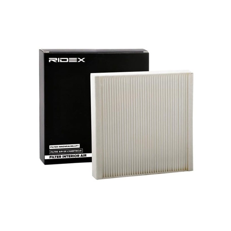 RIDEX Cabin Air Filter, Pollen Filter, Filter Insert, suspended material