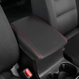 SXCY for 2023 2024 2025 Mazda CX5 Armrest Cover 2018-2024 2025 CX5 Center Console Cover 2023 2024 2025 CX-5 Console Protect Cover 2022-2025 CX-5 Accessories 2024 CX-5 CX5 Armrest Box Protection (Red)