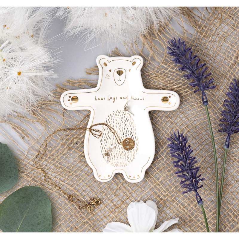 CGB Giftware Send With Love 'Bear Hugs & Kisses' Ring