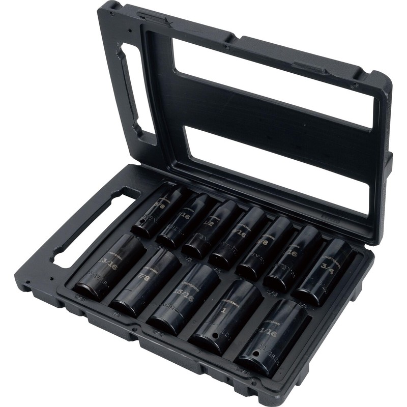 CRAFTSMAN Deep Impact Socket Set, SAE, 1/2-Inch Drive, 12 Pieces