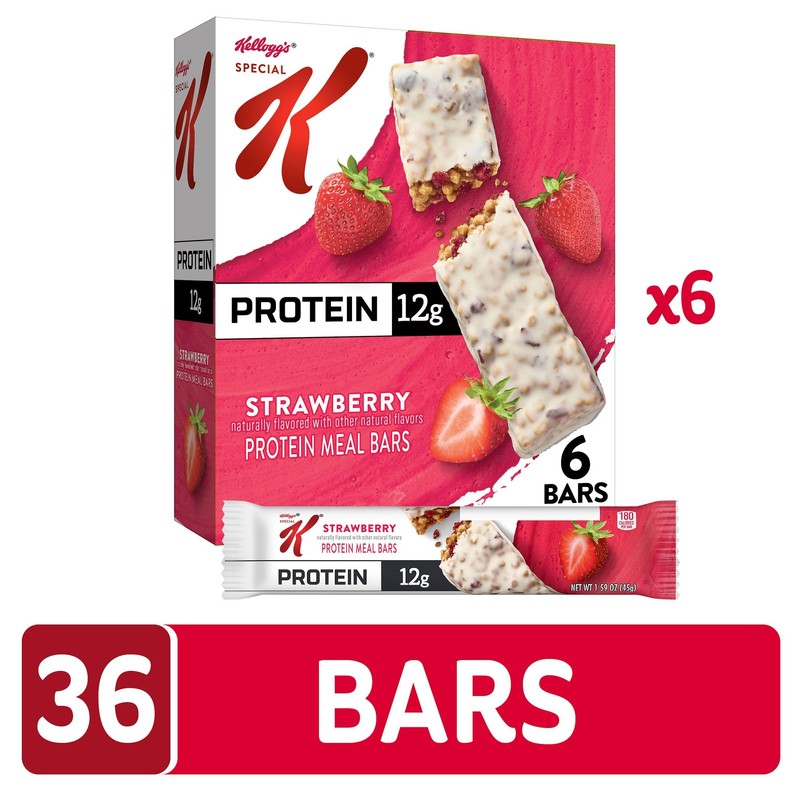 Special K Bar Protein Meal Bars, 12g of Protein, Good