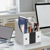 Simple Houseware 6-Pack Magazine File Holder Box, Foldable Cardboard Organizer,