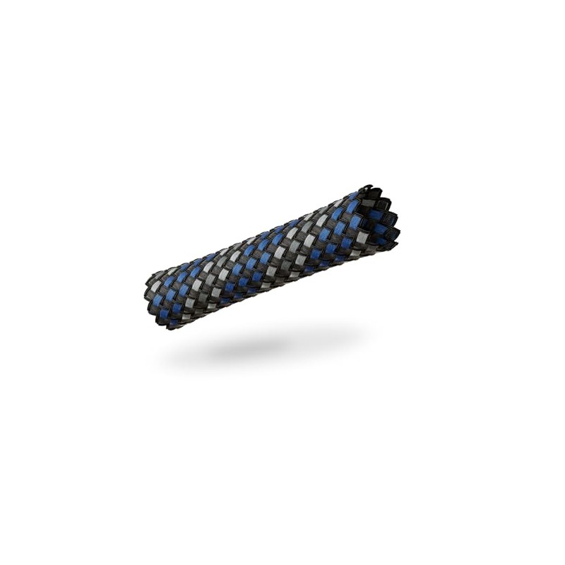 VIABLUE Sleeves, braid sleeve, blue, size medium, for cable diameter