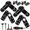 Hidden Pivot Hinge for Secret Door & Hidden Bookcase,570Lbs Load-Bearing,360°Rotation