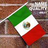 Anley Mexico Mini Flag 12 Pack - Hand Held Small