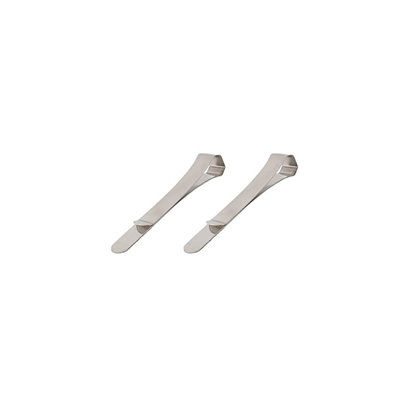 Slip-on Stainless Steel Clasp, Medium, Set of 2 DAS-1501 Clips,