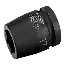 Bahco K7801M-24 六角ソケット ブラック 1/2インチ 24mm BHK7801M-24