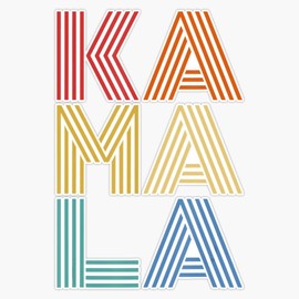 Kamala Harris Sticker Vinyl Bumper Sticker Decal Waterproof 5"