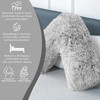 EDS Pregnancy Teddy Fleece V Pillow with Pillowcase Provide Support