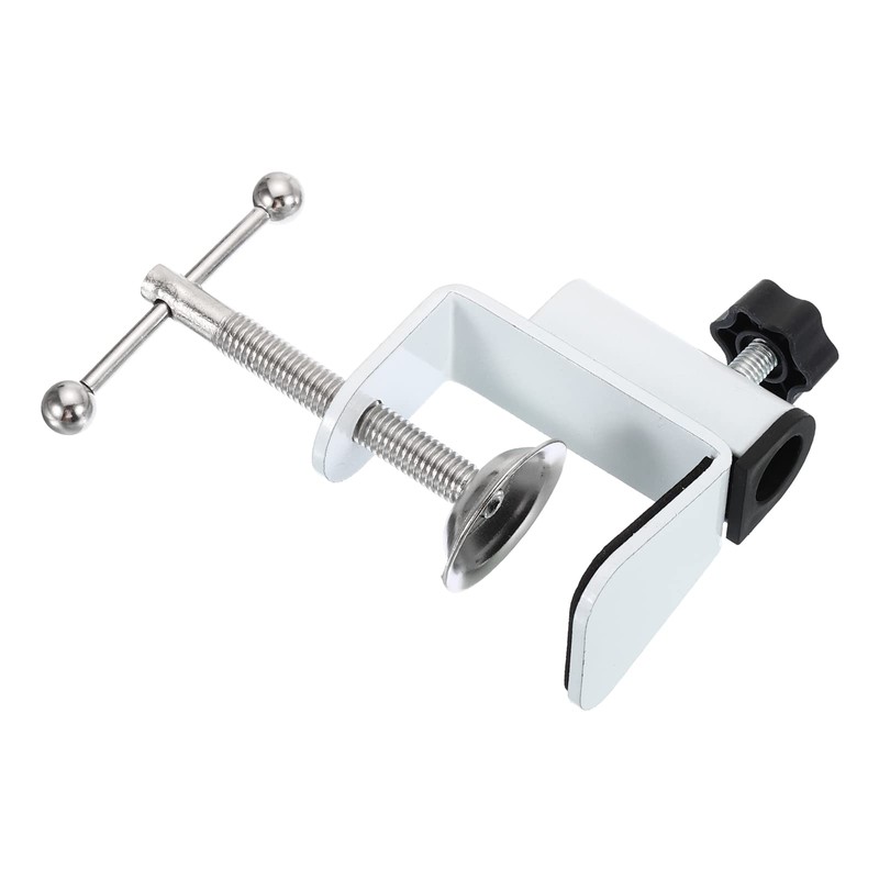 PATIKIL 0.47" Hole Dia. Desk Clamp, Aluminum Alloy Bracket Universal