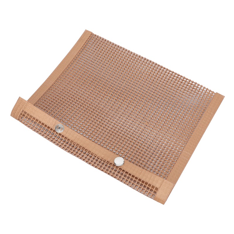 Grilling Pouches Fiberglass Mesh Non Stick High Temperature Resistant BBQ