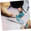 Operitacx 4Pcs Precision Static Stainless Steel Tweezers Industrial Angled Tine