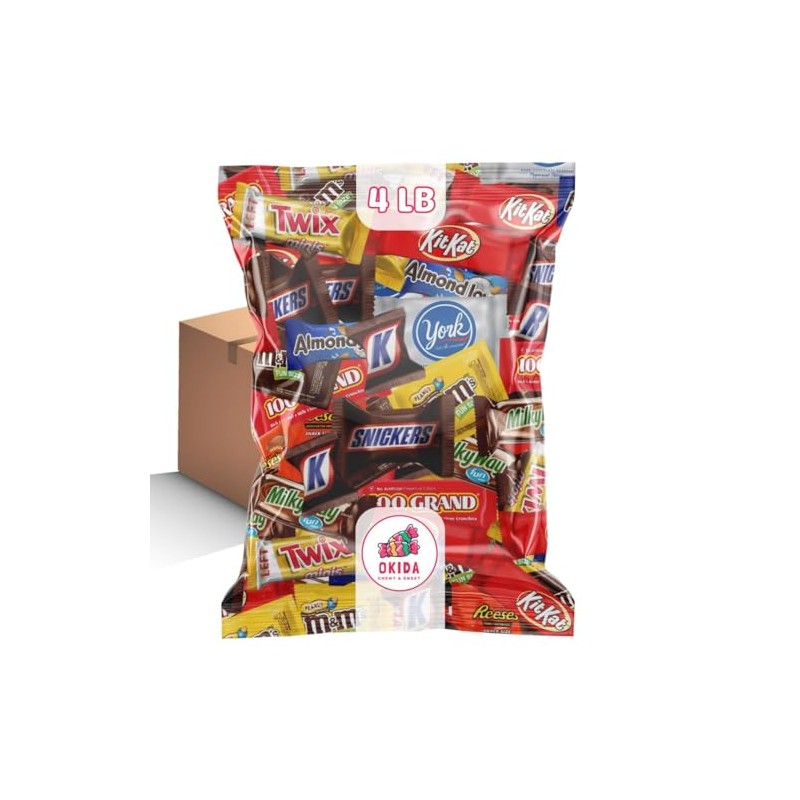 Assorted Chocolate Variety Pack - Individually Wrapped Party Chocolate Assortment
