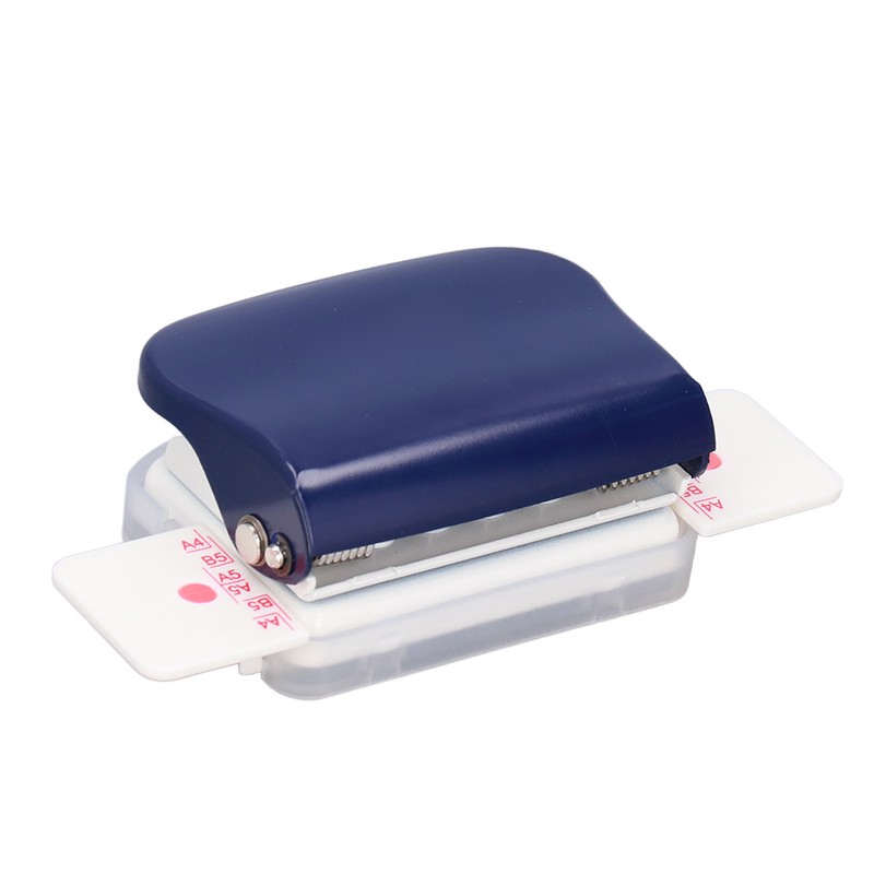 Hole Punch Dark Blue 6 Hole Portable Small Planner Hole