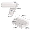 Pack of 4 Window Locks, Zinc Alloy Window Rotary Limiter,