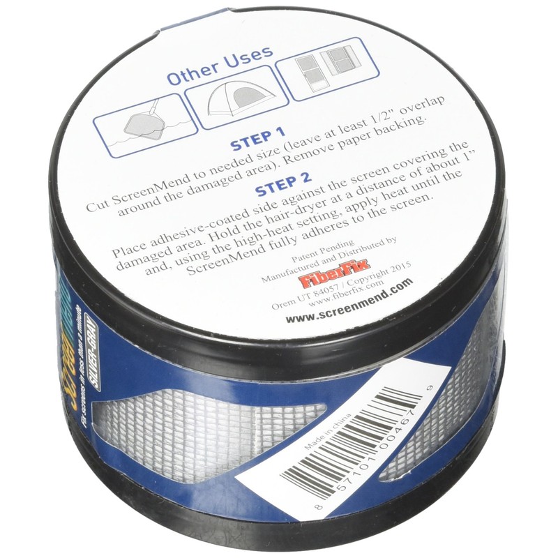 FiberFix Screenmend Window Screen Repair Kit 1-2" x 80" Roll