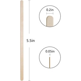 Wooden Coffee Stir Sticks 140mm Hot Drink Stirrer 1000 Box, Wood Disposables Beverage Stirring Tea Stick
