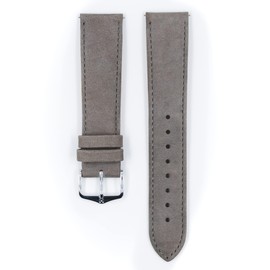 HIRSCH Unisex Watch Strap Nubuck Leather Model Osiris 22 mm, Strap.