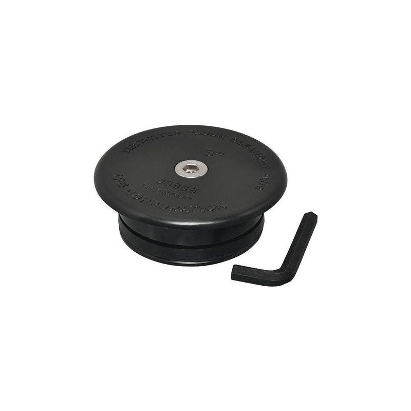 IPS 83688 3-Inch Flush Mechanical Cleanout Repair Plug