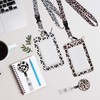 Card Holder ID Vertical, Fashionable Sliding ID Cover, 2 Leopard