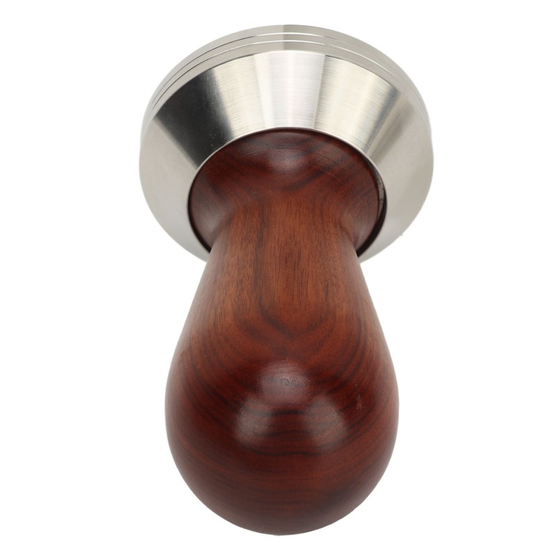 Coffee Tamper with Wooden Handle Detachable Comfortable Grip Easy To