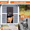 MAYKI Automatic Chicken Coop Door Solar Powered, Accessories Extra-Large with