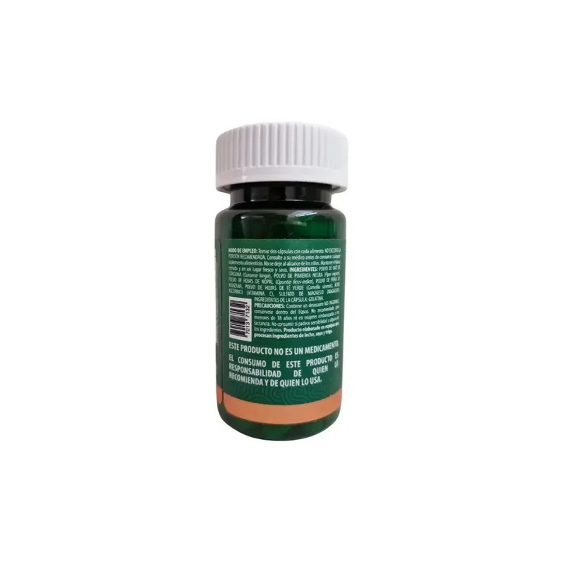 Cúrcuma Con Magnesio Vitamina C Fibra Blen Cápsulas Sabor Sin