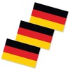 3x5 German Flag Sticker 3-Pack Made with Durable Waterproof Material