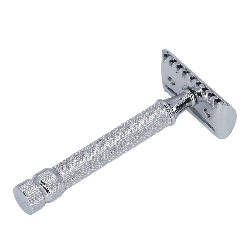 Double Edge Safety Trimmer Washable Zinc Alloy Manual Clipper Handle