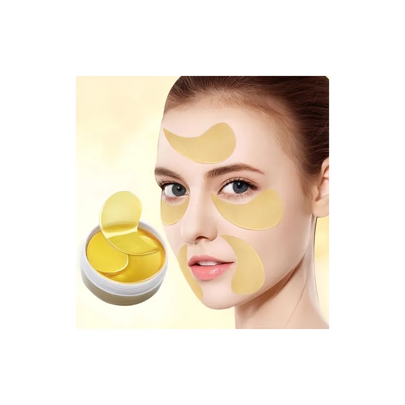 Parches Para Ojos Coreana De Hidrogel Con Oro 24k 90g
