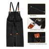 APRONPANDA Cross-Back Chef Aprons for Men Women with Pockets,Cotton Canvas