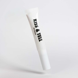 MOYOU LONDON Kiss & Tell Lip Balm – Exfoliating Lip Balm with Built-In Scrubber Tip – Hydrating, Glossy, Non-Sticky Formula – Vegan & Petroleum-Free – Soft Touch