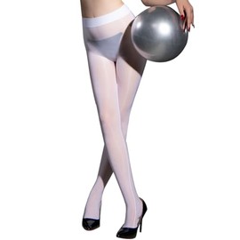 HTRUIYATY Women's Seamless Tights Oily Shiny Tights Shimmery Glossy Silky Pantyhose High Waist 6D Sheer Tights