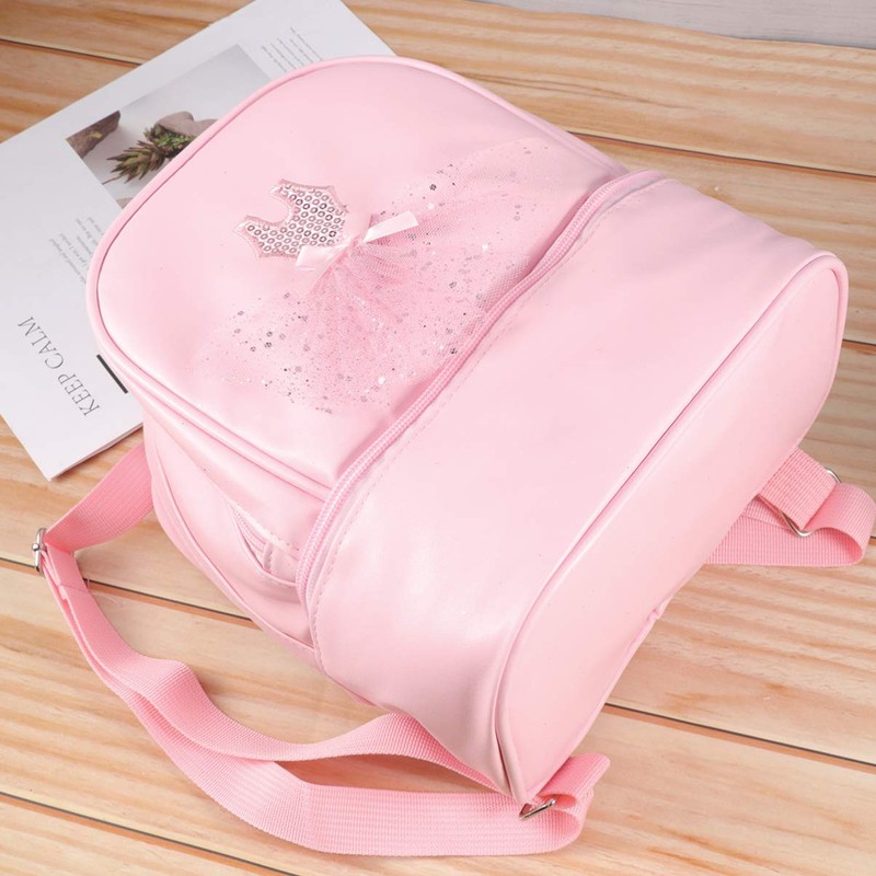 TENDYCOCO Toddler Backpack Ballet Backpack Latin Ballerina Dance Bag for
