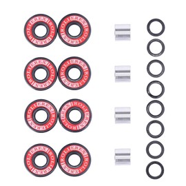 Rollerex 608ZZ ABEC-7 Skate Wheel Bearings Spacers and Washers Kit (Skateboard and Inline Skate)