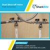 SharkBite Dual Shut Off Quarter-Turn Brass Ball Valve, 1/2 Inch