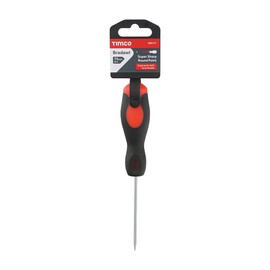 TIMCO Brawdawl - 75mm - Ease The Insertion of a Nail or Screw - Ergonomic Soft Grip Handle - High Grade and Manufactured from CRV
