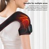 Heated Knee Brace Wrap Rechargeable 3 Vibration Mode Length Adjustable