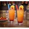 ALINK 8mm Wide Assorted Bright Colors Smoothie Straws, Fat Plastic