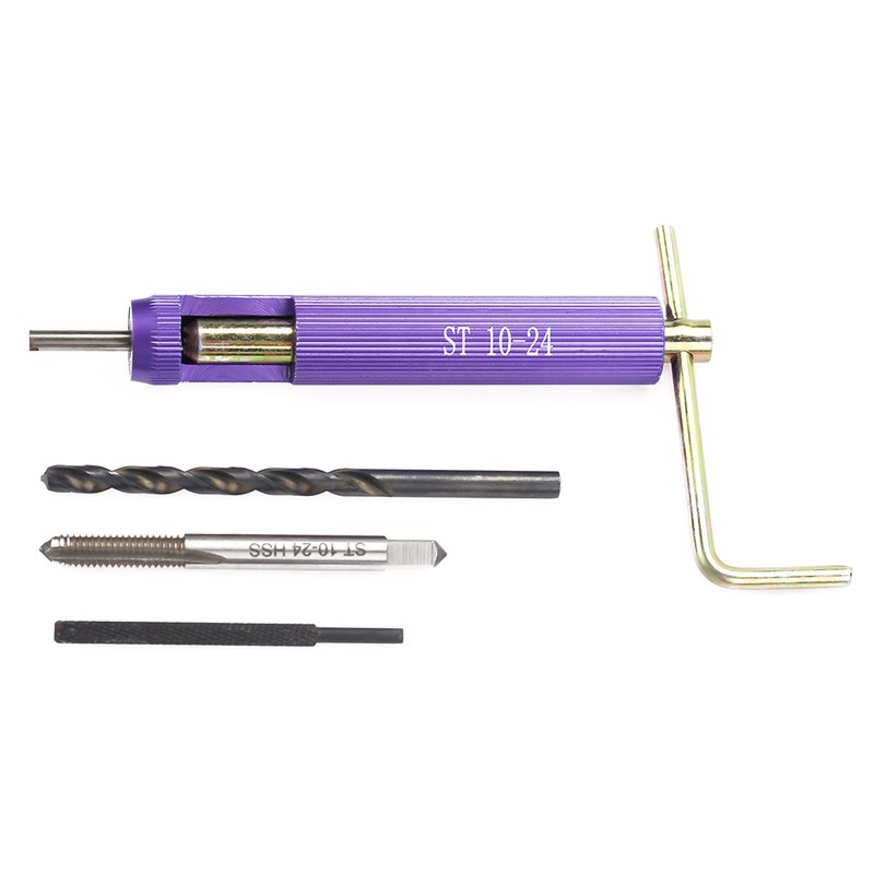 50pcs Stainless Steel Coiled Wire Helical Screw Thread Inserts Kit