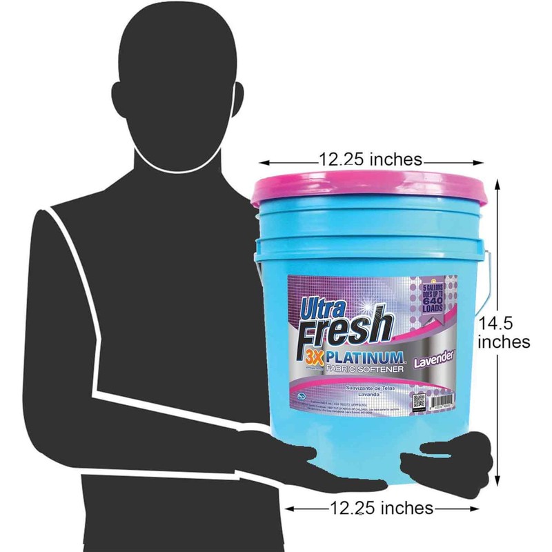 Ultra Fresh Platinum Fabric Softener for Laundry up to 640