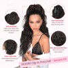 HOOJIH Ponytail Extension, Clip in Ponytail Hair Extension 22 Inch