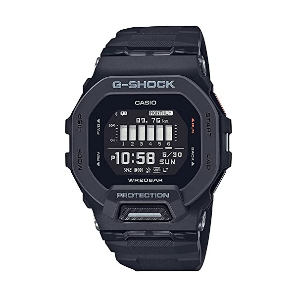 G-Shock Men's Automatic Sport Watch with Resin Strap, Black, 26.3