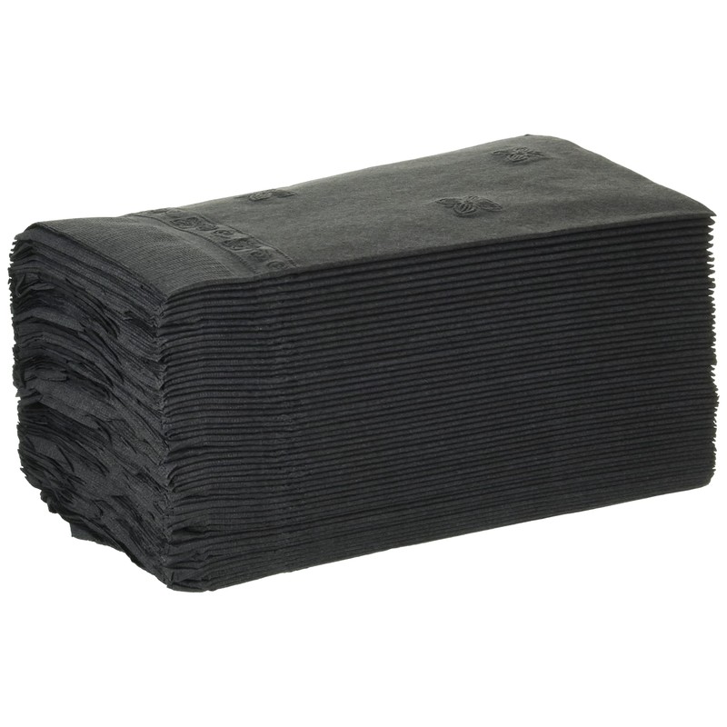Perfectware 2 ply Black Paper Dinner Napkins- 50 Count
