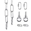 Mr.Color Chrome Metal Heavy Duty Chandelier Chain - 6 Feet