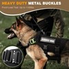 WINSEE Tactical Dog Harness with Dog Leash, Service Working MOLLE