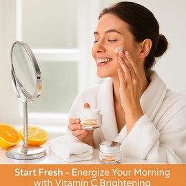 SpaScriptions Clinicals Set De Crema Iluminadora De Día Y Noche Con Vitamina C - Paquete De 2 (1.7Oz)